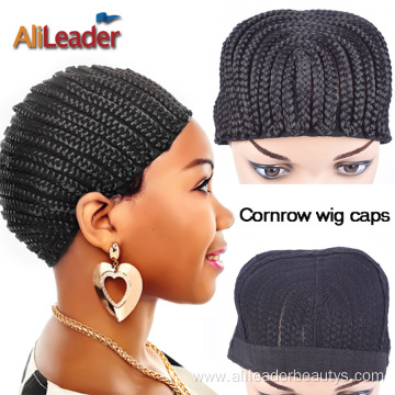 Black Adjustable Cornrow Wig Cap For Making Wig